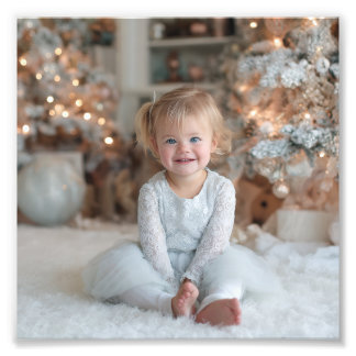 6x6 Family Holiday Photo Print