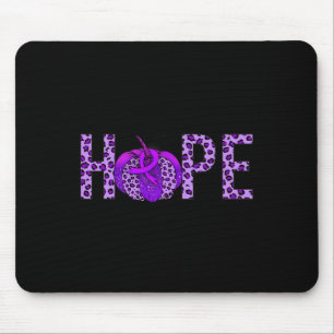 6yo8 Purple Ribbon Heimerheimer's Awareness Month Mouse Mat