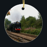 70000 Britannia Ceramic Tree Decoration<br><div class="desc">A steam train in southern England</div>