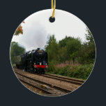 70000 Britannia Ceramic Tree Decoration<br><div class="desc">A steam train in southern England</div>