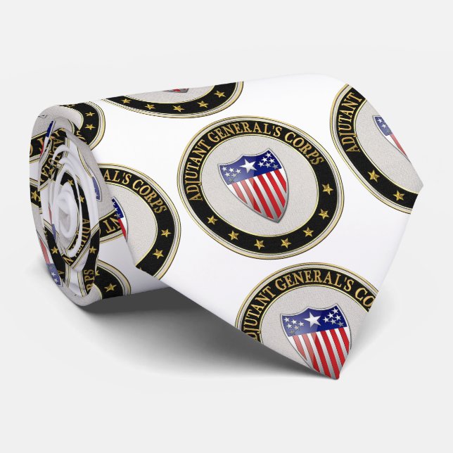 [700] Adjutant General's Corps Branch Insignia [3D Tie (Rolled)