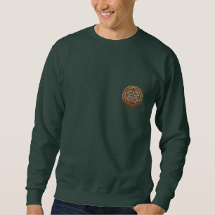 [700] Celtic Cross [Gold+Enamel] Sweatshirt