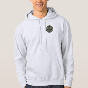 [700] Celtic Cross [Gold with Black Enamel] Hoodie