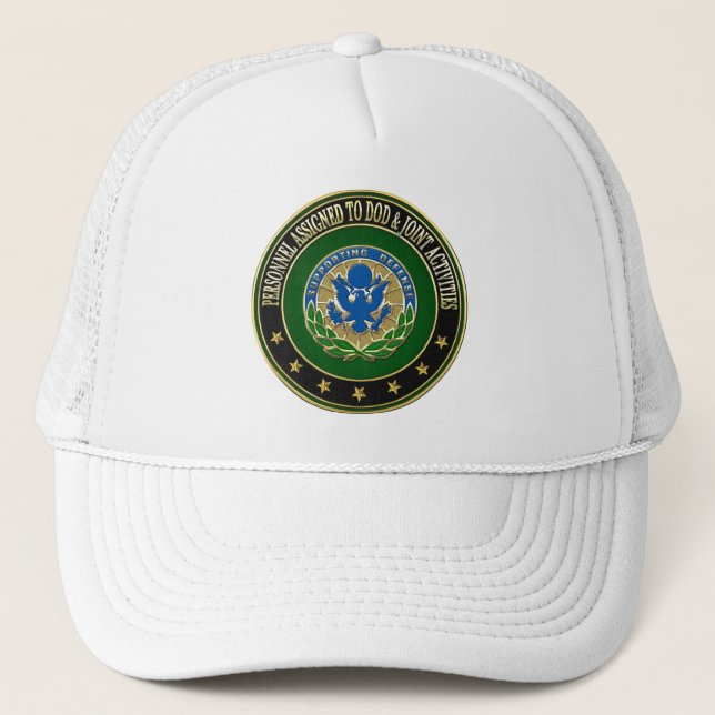 [700] DOD & Joint Activities DUI Special Edition Trucker Hat (Front)