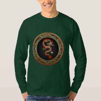[700] Golden Chinese Dragon Fucanglong T-Shirt