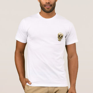 [700] Golden Human Skull T-Shirt