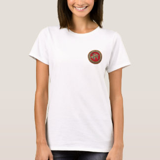 [700] Hokusai - Shoki Riding Shishi Lion T-Shirt