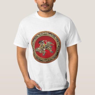 [700] Hokusai - Shoki Riding Shishi Lion T-Shirt