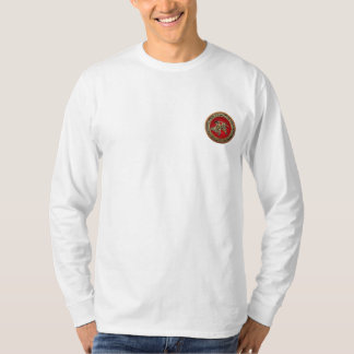 [700] Hokusai - Shoki Riding Shishi Lion T-Shirt