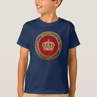 [700] Prince-Princess King-Queen Crown [Belg.Gold] T-Shirt