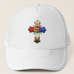 [700] Rosy Cross (Rose Croix) Trucker Hat