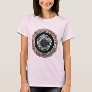 [700] Serpent God Quetzalcoatl [Silver] T-Shirt