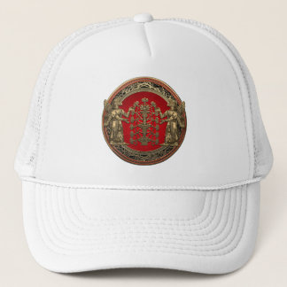 [700] Two Gold Ninurtas with Tree of Life Trucker Hat