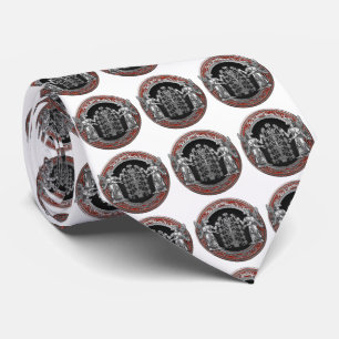 [700] Two Silver Ninurtas with Tree of Life Tie