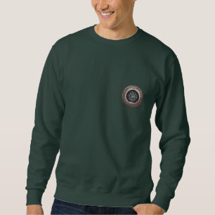 [700] Vegvisir - Viking Silver Magic Runic Compass Sweatshirt