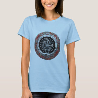 [700] Vegvisir - Viking Silver Magic Runic Compass T-Shirt