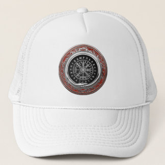 [700] Vegvisir - Viking Silver Magic Runic Compass Trucker Hat
