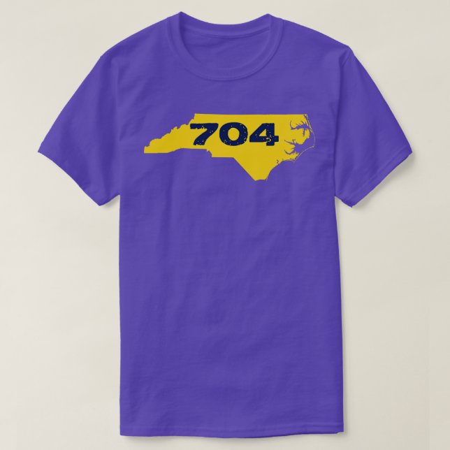 704 Gold and Blue T-Shirt (Design Front)