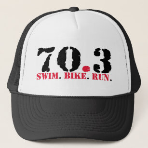 70.3 Swim Bike Run Trucker Hat