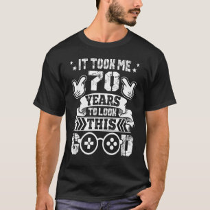 70 70th Seventy Years Old Game Gamer 1951 Birthday T-Shirt