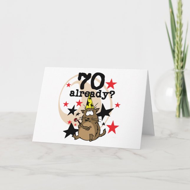 70 Already Birthday Card (Front)