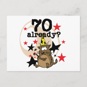 70 Already Birthday Postcard