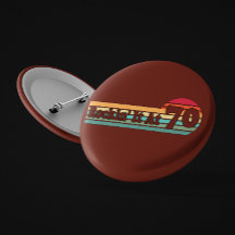 70 and Proud Retro Sunset Badge of Life