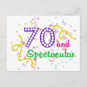 70 and Spectacular Postcard