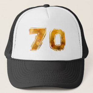 70 birthday trucker hat