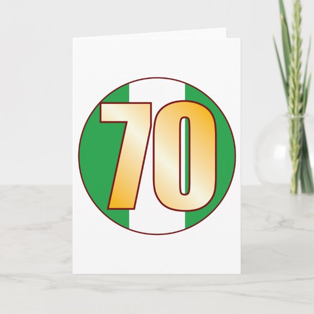 70 NIGERIA Gold Card (Front)