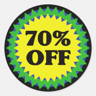 70% OFF RETAIL SALE Sticker