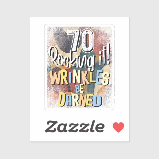 70 Rocking It! Wrinkles Be Darned, Retro Vintage (Sheet)