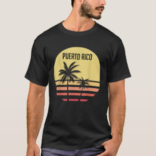 70 s 80 s Puerto Rico Vintage North America Fan Gi T-Shirt