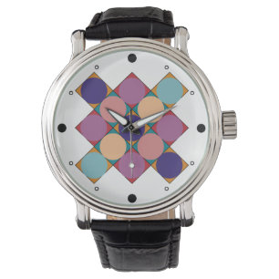 70’s chequerboard pattern watch