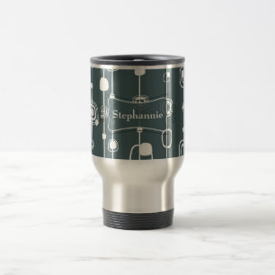 70’s Retro 15 oz. Stainless steel Travel Mug Cup