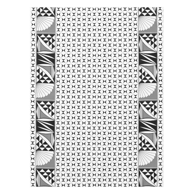 70" Southwest Sunrise in Grey Tablecloth (Front)