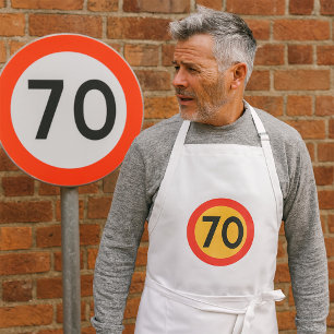 70 Speed Limit Road Traffic Sign Standard Apron