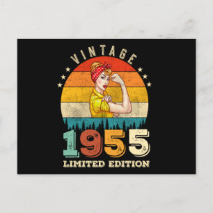 70 Year Old 1955 Awesome 70th Birthday Gift Women Postcard