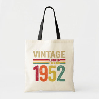 70 Year Old Gifts Vintage 1952 70th Birthday gift Tote Bag
