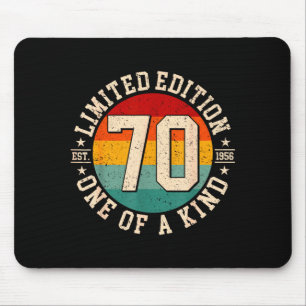 70 year old vintage 1956 limited edition 70th mouse mat