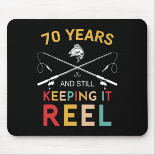 70 Years And Still Keeping It Reel 70th Birthday F Mouse Mat