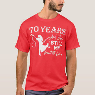 70 Years Greatest Catch 70th Wedding Anniversary  T-Shirt