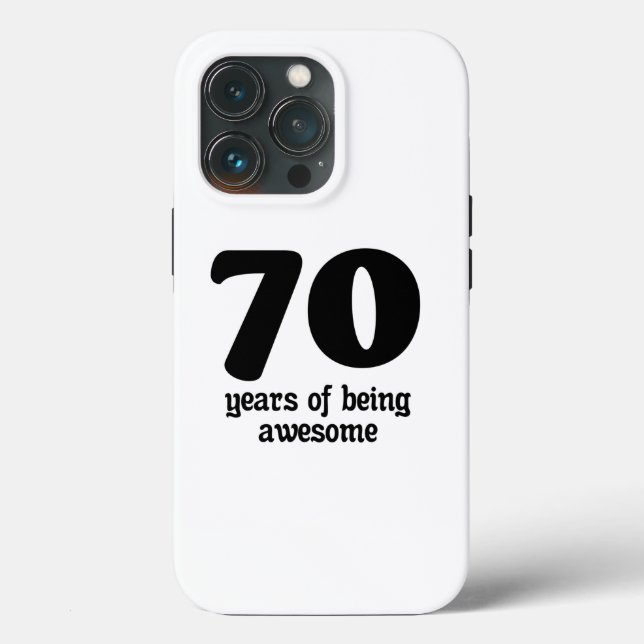 70 years of being awesome Case-Mate iPhone case (Back)