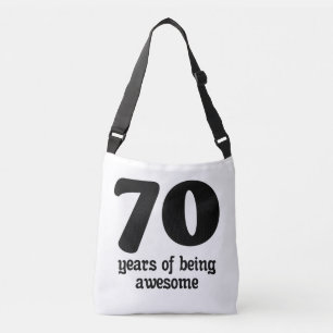70 years of being awesome crossbody bag