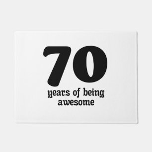 70 years of being awesome doormat