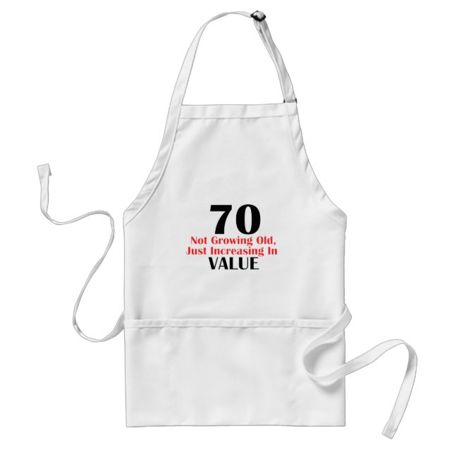 70 years old birthday designs standard apron (Front)