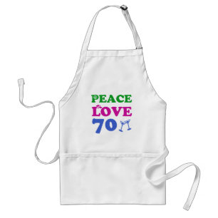 70 years Old birthday designs Standard Apron
