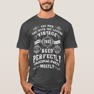 70 Years Old Gift Vintage 1952 Man Myth Legend 70t T-Shirt