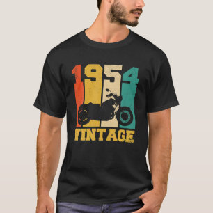 70 Years Old Gifts Vintage 1954 Motorcycle 70th T-Shirt