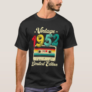 70 Years Old Vintage 1952 Cassette Tape 70Th Birth T-Shirt